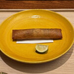 虎白 - マツタケの春巻き
