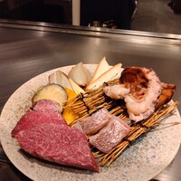 鉄板焼き 太縁 - 