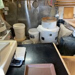 中国山地蕎麦工房 ふなつ - レジカウンター付近