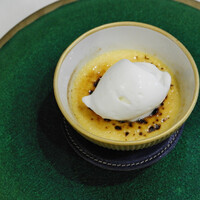神戸牛炉釜炭焼ステーキ銀座一宮 - クレームブリュレ