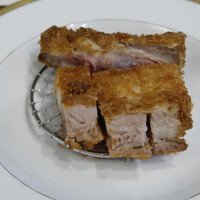 神戸牛炉釜炭焼ステーキ銀座一宮 - スペアリブのとんかつ