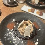 Le Beurre Noisette - 選べるデザート・モンブランに、葡萄のミルフィーユも気になった