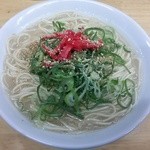 らーめん家 一歩 - ミニラーメン（替えスープ＋替え玉 炒飯用？）