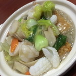 四川食府 - 海鮮おこげ（９８０円）２０１４年１０月