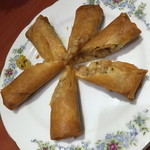 四川食府 - 春巻き（３本）（４２０円）２０１４年１０月