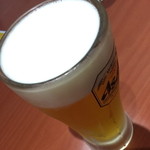 四川食府 - 生ビール（４５０円）２０１４年１０月