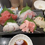 わ楽 - お刺身盛り合わせ