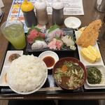 わ楽 - わ楽定食　