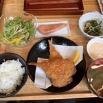 博多もつ鍋 やまや 札幌駅前通り店 - アジフライ定食