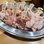 鳥焼肉 鳥ひびきちゃん - 鳥焼肉13種盛り合わせ