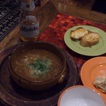 Hacienda del cielo MODERN MEXICANO - アホスープチーズトースト添え