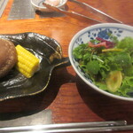 THE 雪月花 - サラダと椎茸ととうもろこし