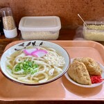 野口製麺 - かけうどん、稲荷すし
