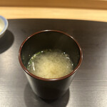 鮨 十兵衛 - 味噌汁