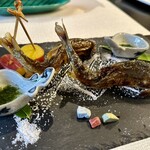 月待ち茶屋 - 鮎の塩焼き