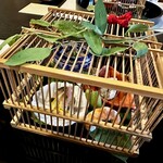 月待ち茶屋 - 前菜のカゴ