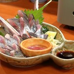 温鮮酒場 ちょんまげ - 秋刀魚のお造り