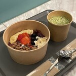 THE_B - アサイーボウルとグリーンスープ