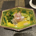 あま木 - 鯛のお造り　浜ぼうふう