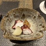 あま木 - 日間賀島タコ、ジャガイモ、海苔塩　