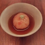 蕎麦 たじま - 山芋万頭わさびあんかけ
                                