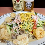 中華料理　とき - えび冷やし中華(アップ)