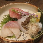 鮨 つどい - お造り五種盛り合わせ