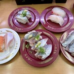 スシロー - 料理写真:スシローでのランチは1440円
これだけでお腹は膨れるはず