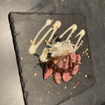 炭火焼き 牛タン酒場 いけたん - 牛タンローストビーフ