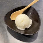 炭火焼き 牛タン酒場 いけたん - 自家製レモンシャーベット