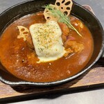 炭火焼き 牛タン酒場 いけたん - 牛タンハンバーグ