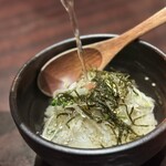 地鶏×鮮魚 個室居酒屋 もみじ庵 - 和風だし茶漬け（梅）