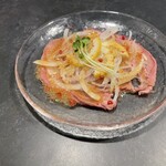 炭火焼き 牛タン酒場 いけたん - 牛タンカルパッチョ