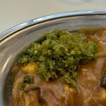 カレーショップ インデアン - 紫蘇の実の醤油漬け。