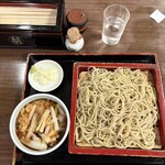 翁庵 - ねぎせいろ大盛り　1,000円