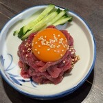 炭火焼肉 にく式 - 塩ユッケ