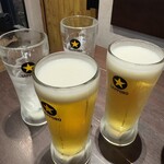 炭火焼肉 にく式 - ビール