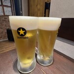 炭火焼肉 にく式 - ビール