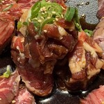 炭火焼肉 にく式 - 中落ちカルビ