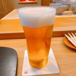 鮨 十兵衛 - 喉を潤して(^^)