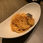 Café Du Monde - ランチ＊茄子と貝柱のトマトソースパスタ