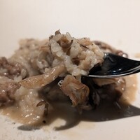 malca - サルシッチャと九頭竜舞茸のリゾット
