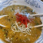 博多ラーメン ばりこて - 紅生姜