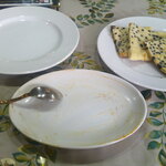 Eg Dine - マンゴーラッシー ＆ スープモモ ＆ プレーンナン ＆ チョコレートナン