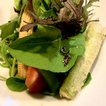 草屋根の宿 龍のひげ - 季節野菜サラダ〜