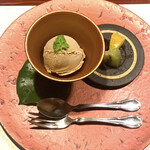 草屋根の宿 龍のひげ - ほうじ茶ジェラートと‥フルーツ〜