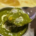 インド料理 マサラ - 豆とほうれん草カレー