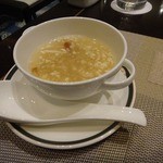 レストラン セブンシーズ - ランチのスープ