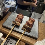 比内地鶏串 Sot l'y laisse - 