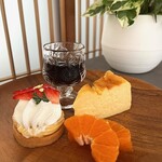 コミュニティカフェヒッポポ - ドルチェ3種盛